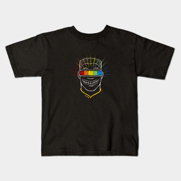 Seeing Rainbow Kids T-Shirt by JangoSnow